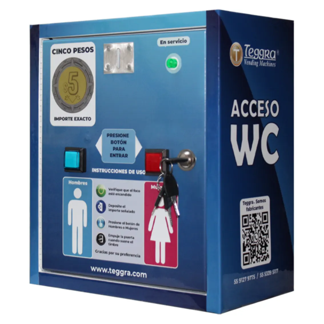 Máquina de control de acceso modelo senior 2 puertas