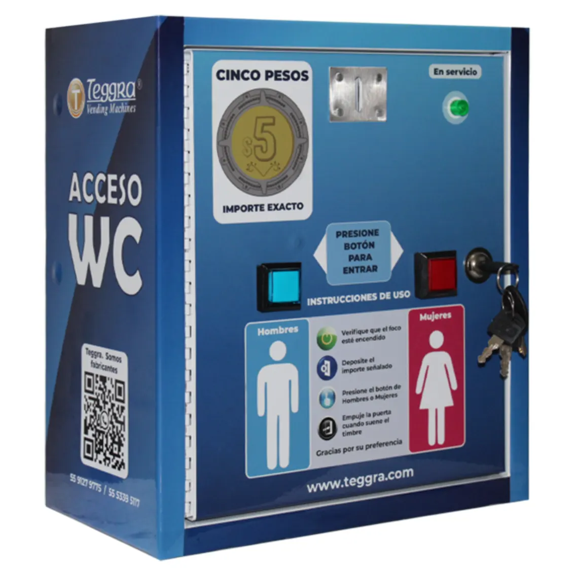 Máquina de control de acceso modelo senior 2 puertas