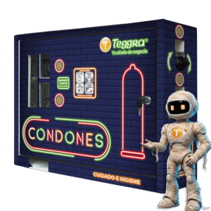 Máquina expendedora de condones modelo 2 resortes