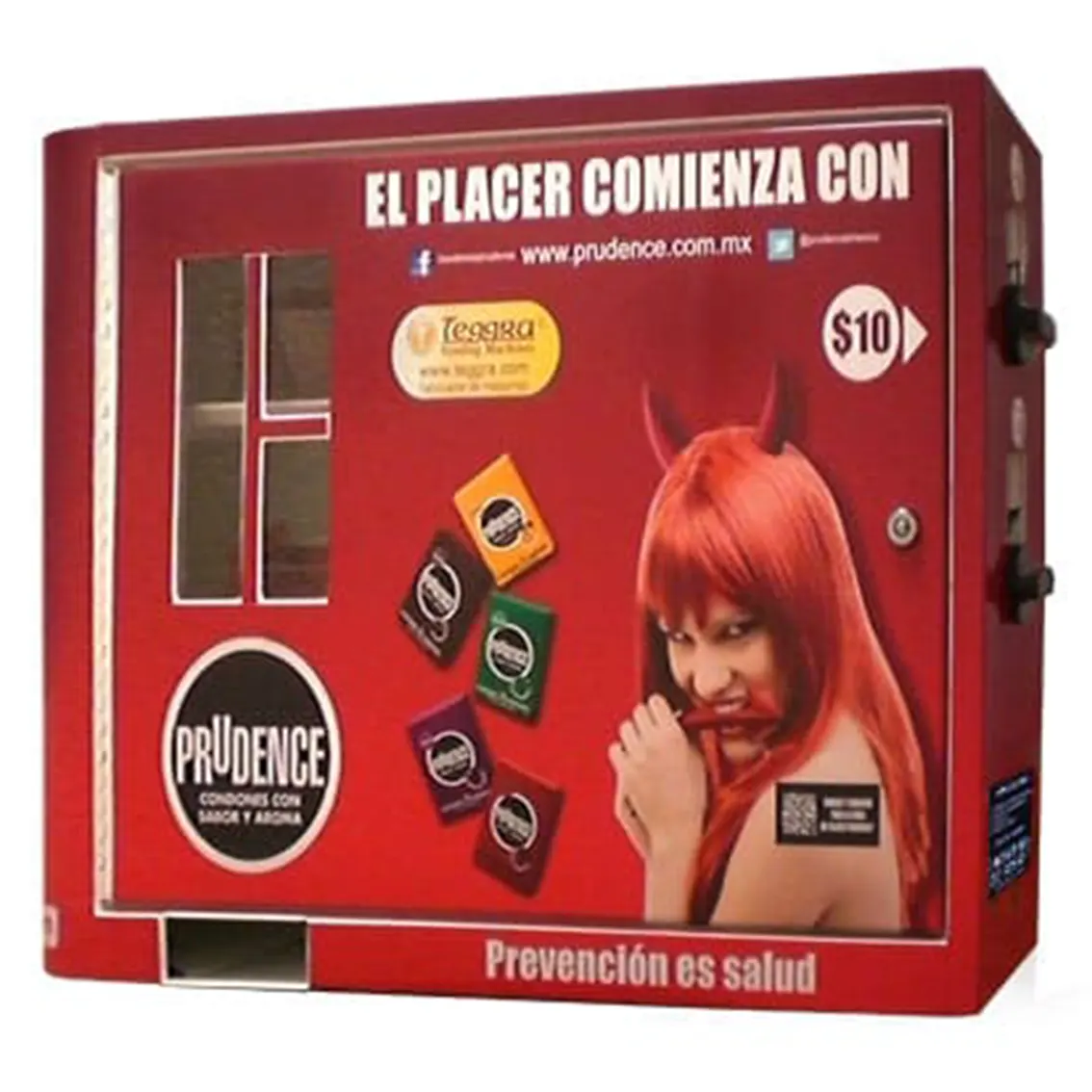 Máquina expendedora de condones modelo 2 resortes