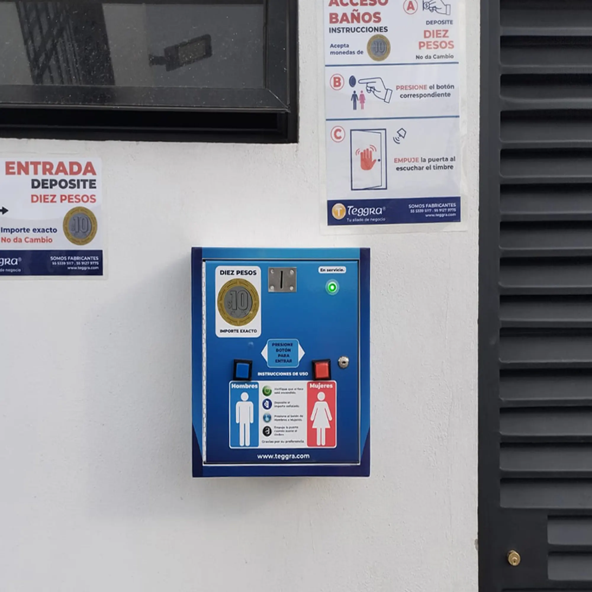 Máquina de control de acceso modelo senior 2 puertas