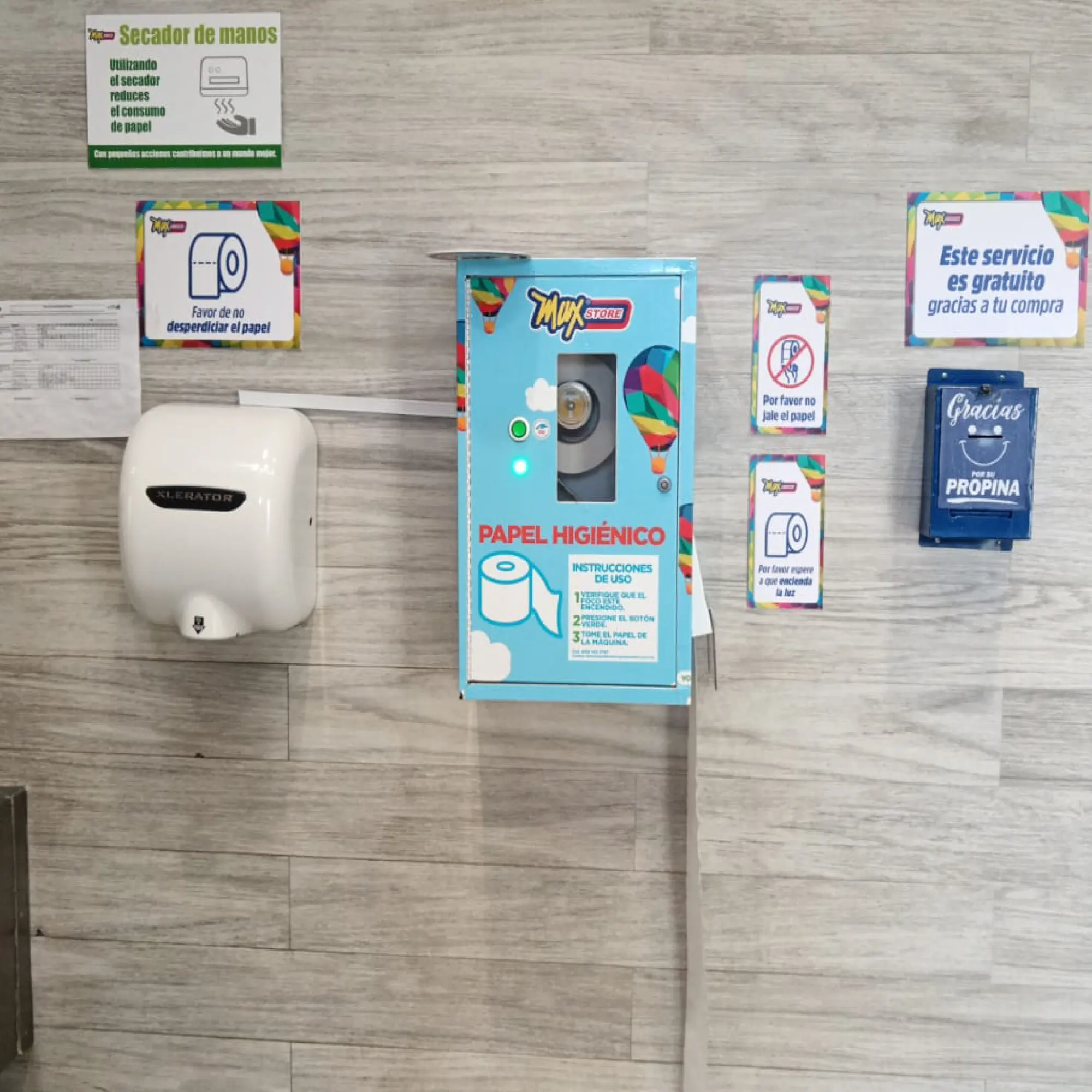 Dosificadora de papel higiénico modelo senior