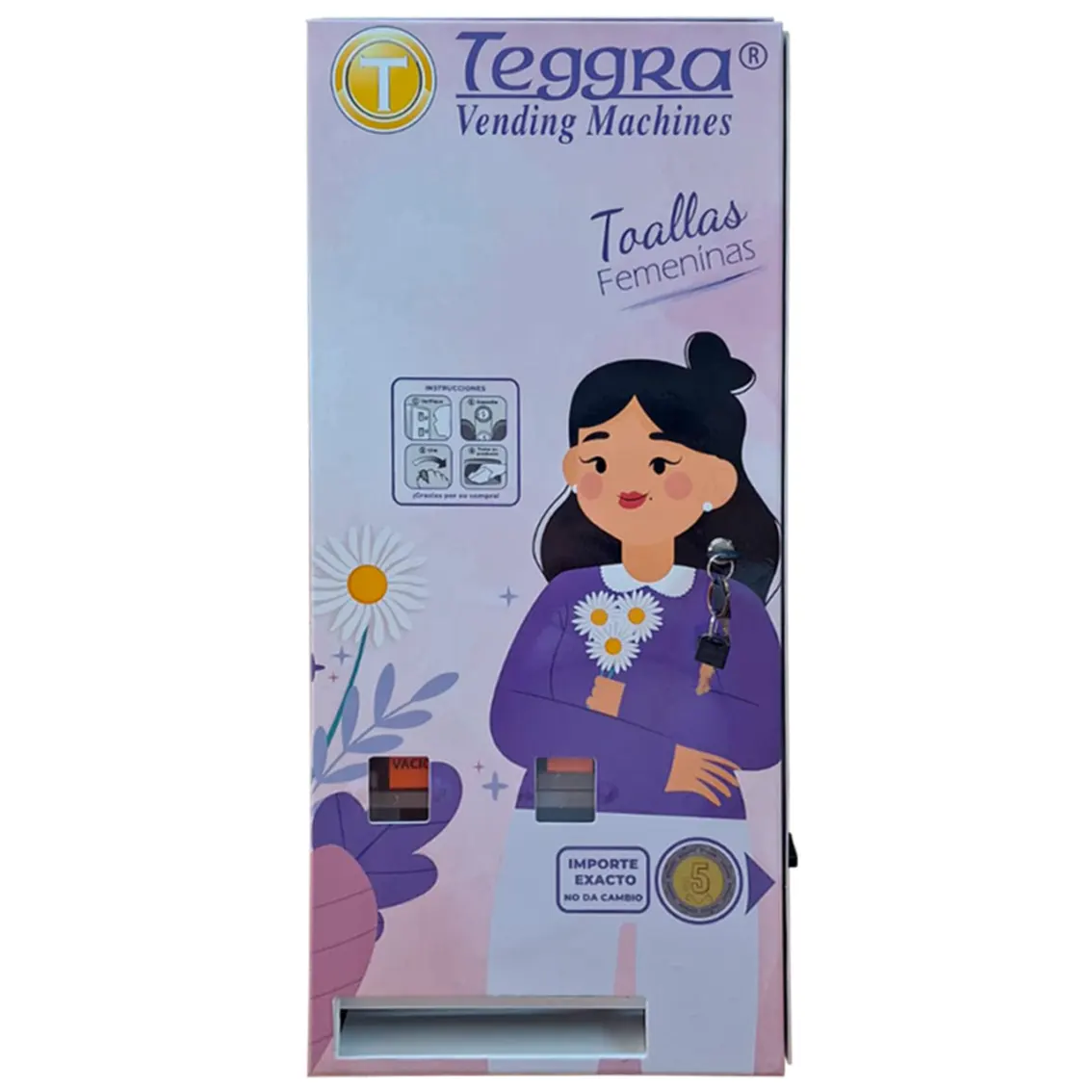 Máquina expendedora de toallas modelo gabinete