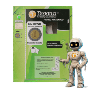 Máquina expendedora de papel higiénico modelo security plus