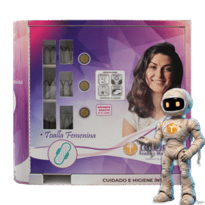Máquina expendedora de toallas femeninas 3 resortes (VT3R)