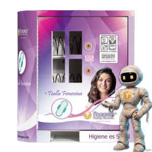 Máquina expendedora de toallas femeninas mini 2 resortes (VTM2R)