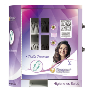 Máquina expendedora de toallas femeninas mini 2 resortes (VTM2R)