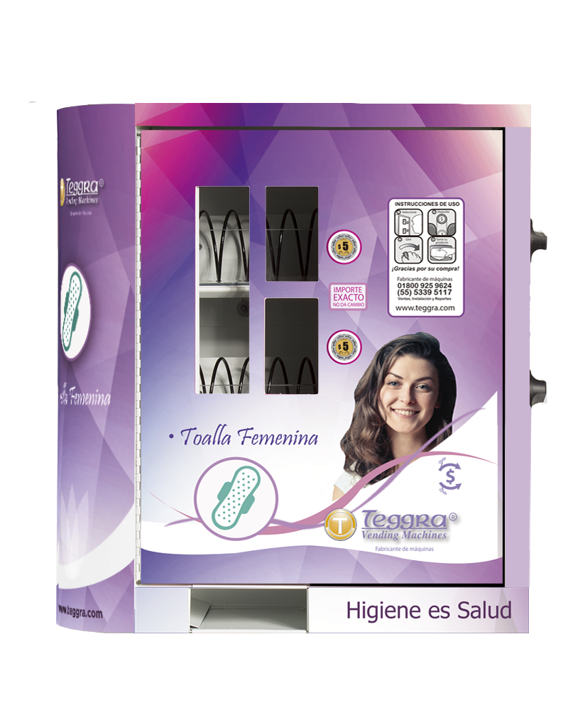 Máquina expendedora de toallas femeninas mini 2 resortes (VTM2R) - Image 4