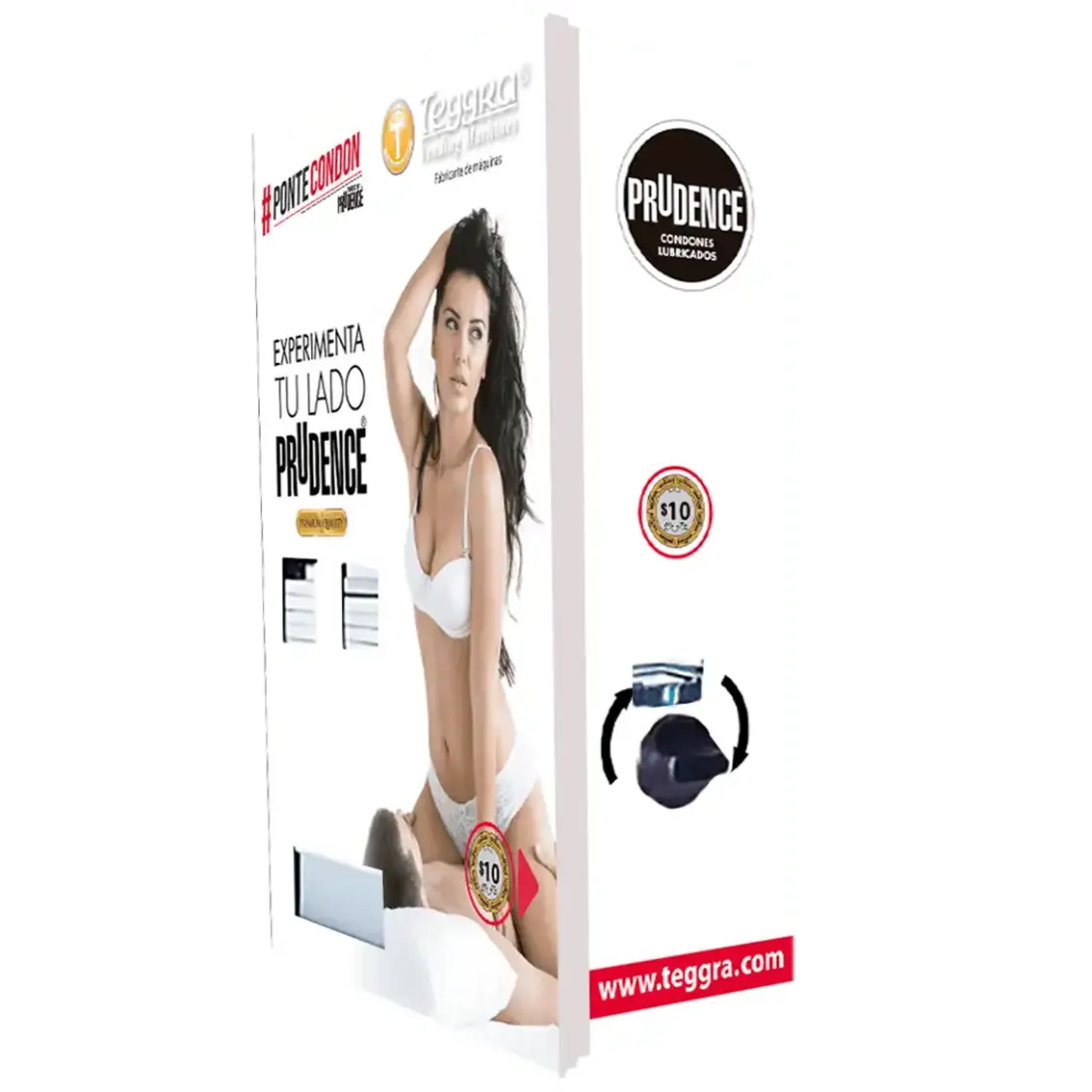 Máquina expendedora de condones modelo gabinete