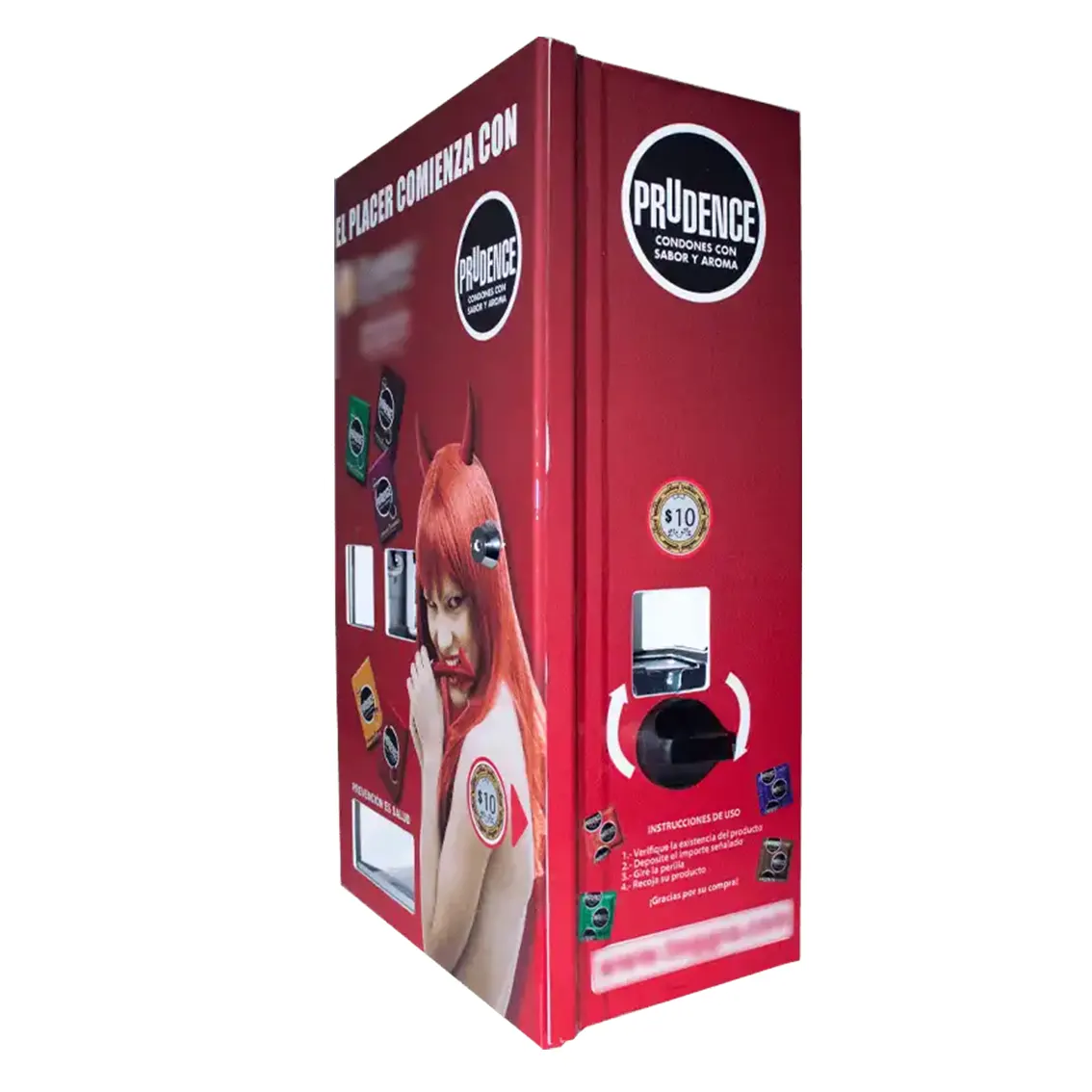 Máquina expendedora de condones modelo gabinete