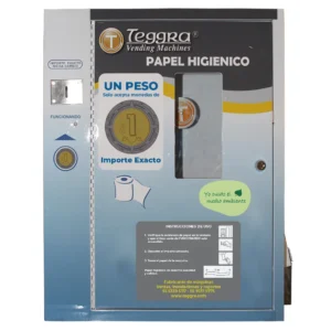 Máquina expendedora de papel higiénico modelo junior