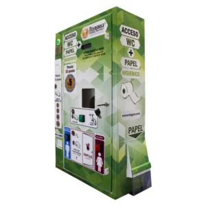 Máquina expendedora de papel y control de acceso 2 puertas Master