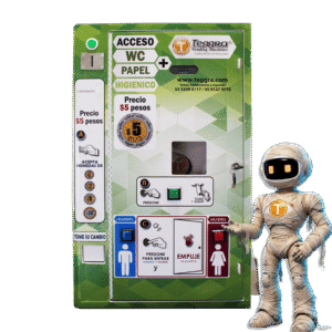 Máquina expendedora de papel y control de acceso 2 puertas Master