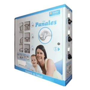 Máquina expendedora de pañales modelo 3 resortes