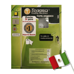 Máquina expendedora de papel modelo security plus para torniquete