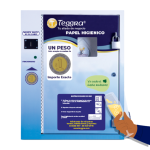 Máquina expendedora de papel higiénico modelo security