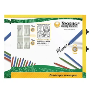 Máquina expendedora de plumas 2 resortes