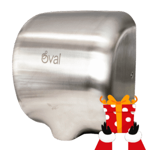 Secador de aire de acero satinado