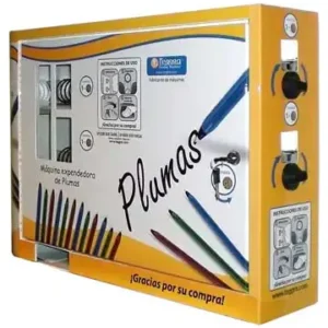 Máquina expendedora de plumas 2 resortes