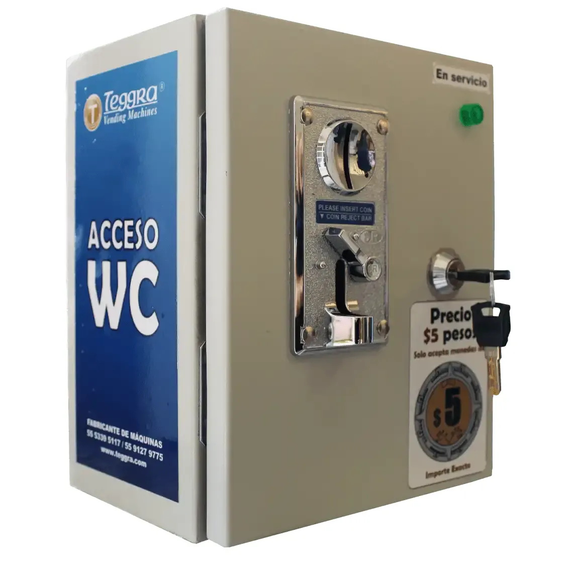 Máquina de control de acceso modelo mini 1 puerta básico