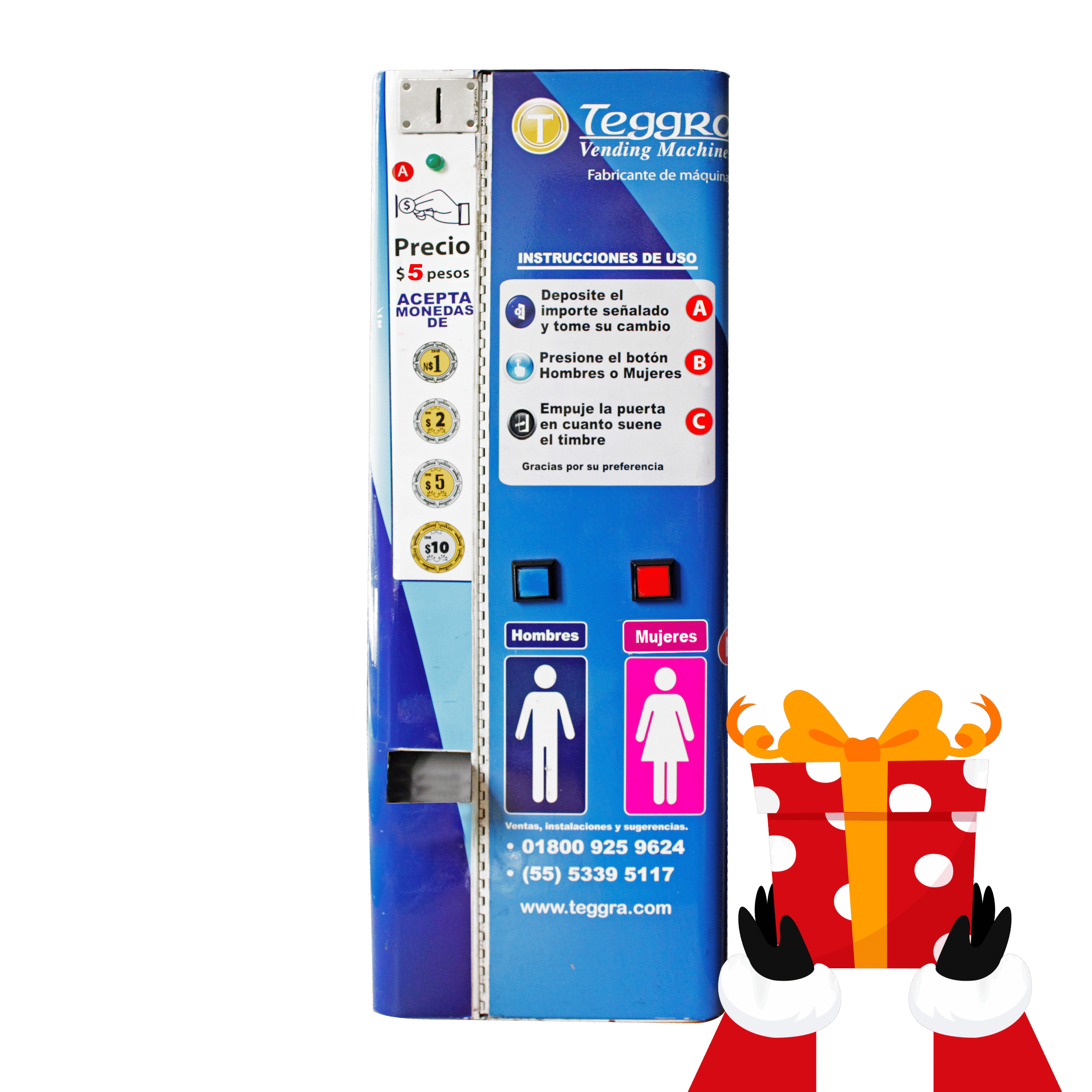 Maquina de Control de Acceso 2 puertas Master