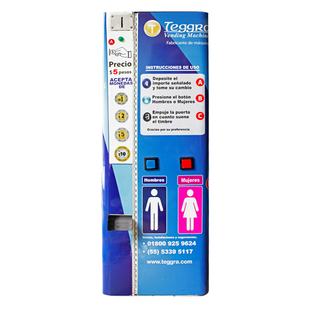 Maquina de Control de Acceso 2 puertas Master