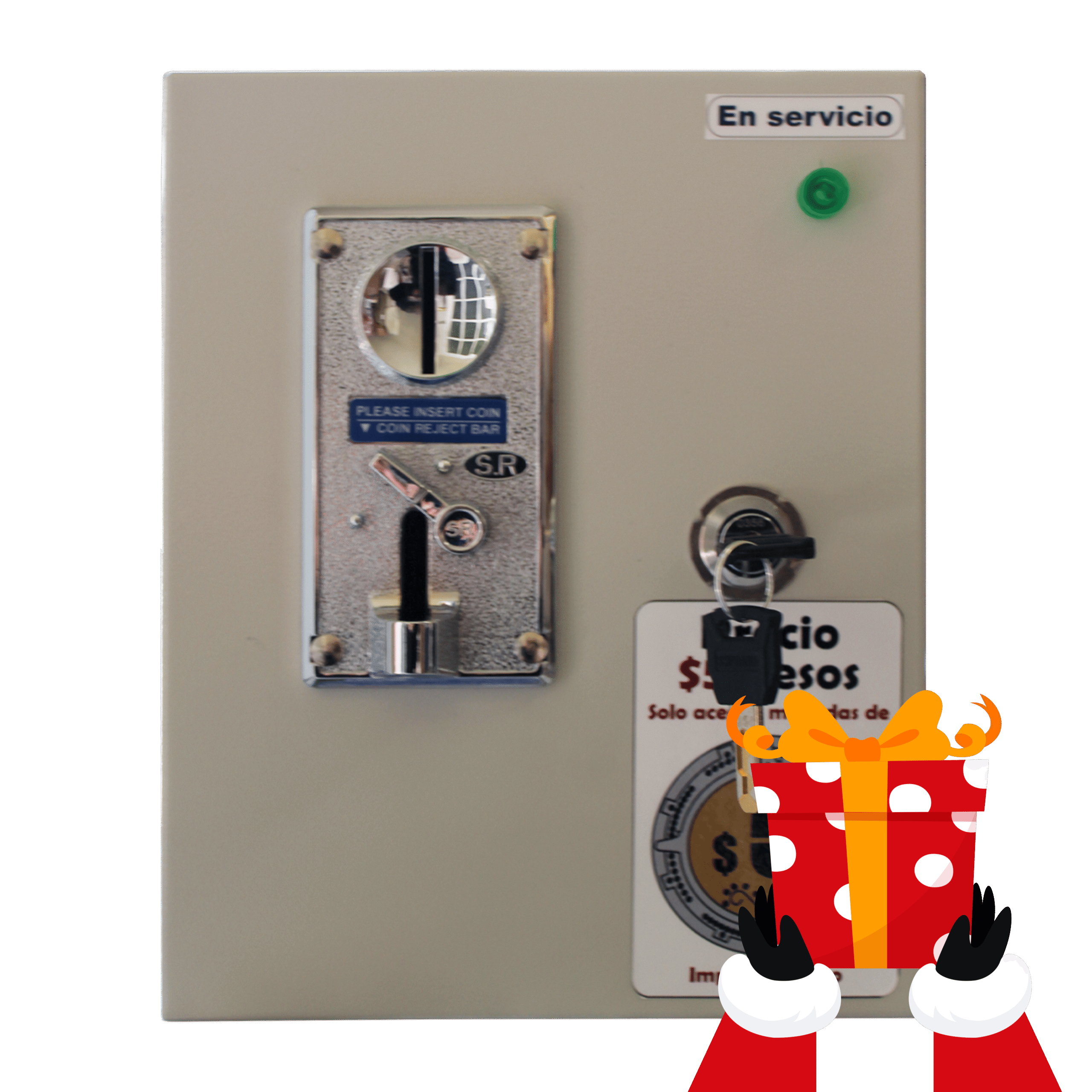 Máquina de control de acceso modelo mini 1 puerta básico