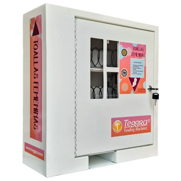 Máquina expendedora de toallas femeninas mini 2 resortes básica
