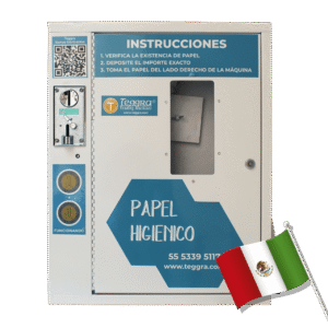 Máquina expendedora de papel higiénico modelo básico