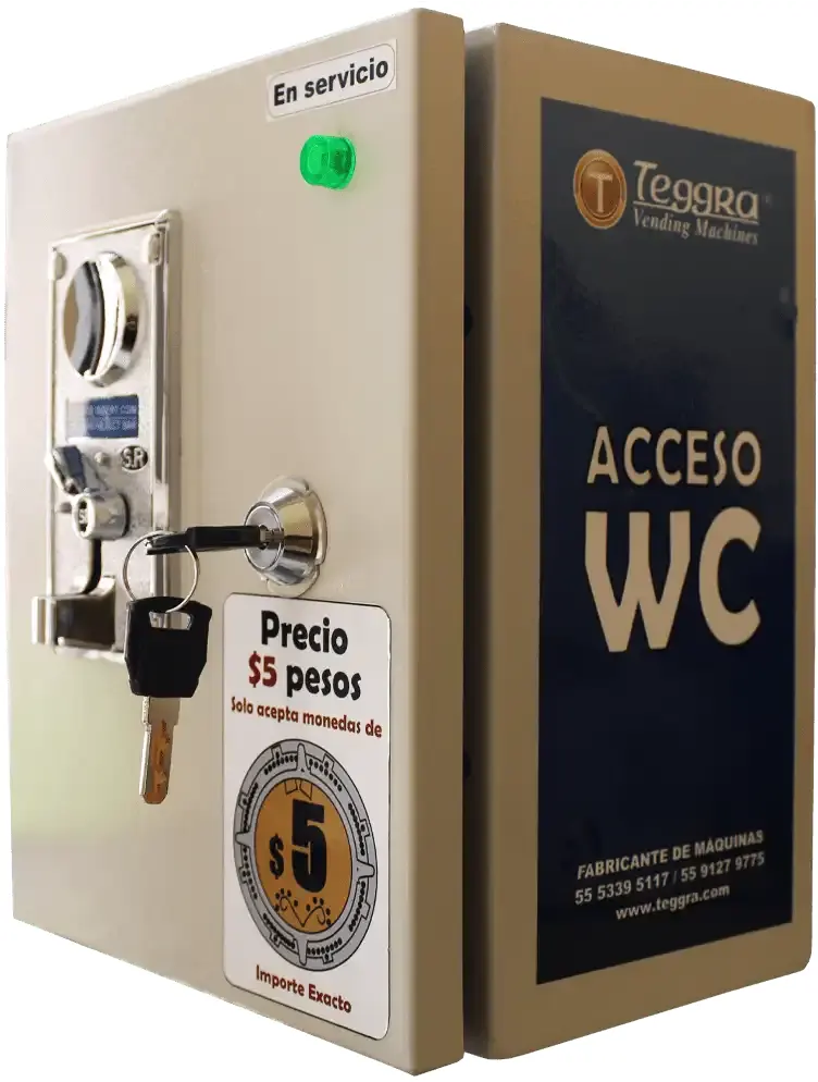 Máquina de control de acceso modelo mini 1 puerta básico