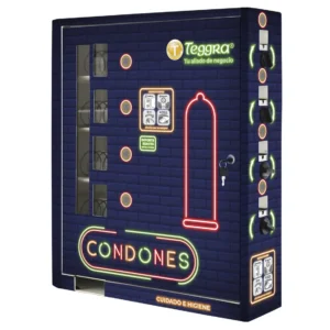 Máquina expendedora de condones modelo cuatro resortes