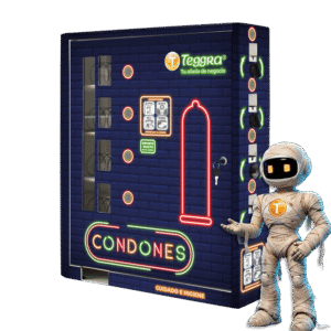 Máquina expendedora de condones modelo cuatro resortes (VC4R)