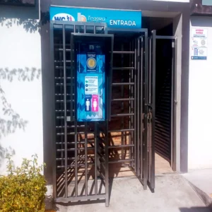 Torniquete bidireccional de flujo alto