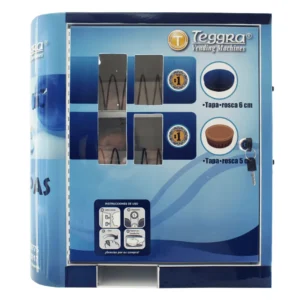 Máquina expendedora de tapas modelo mini dos resortes