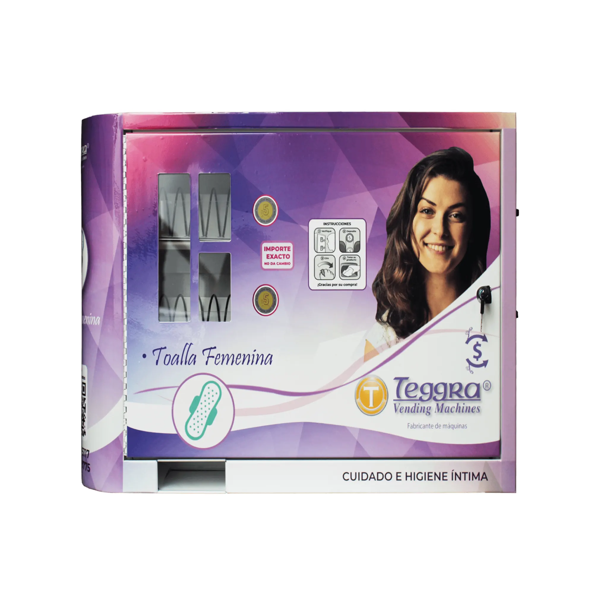 Máquinas de Toallas Femeninas Teggra