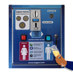 Máquina de control de acceso 2 puertas multimonedas (CA2PMM)