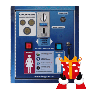 Máquina de control de acceso 2 puertas multimonedas (CA2PMM)