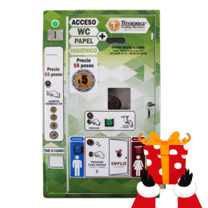 Máquina expendedora de papel y control de acceso 2 puertas Master