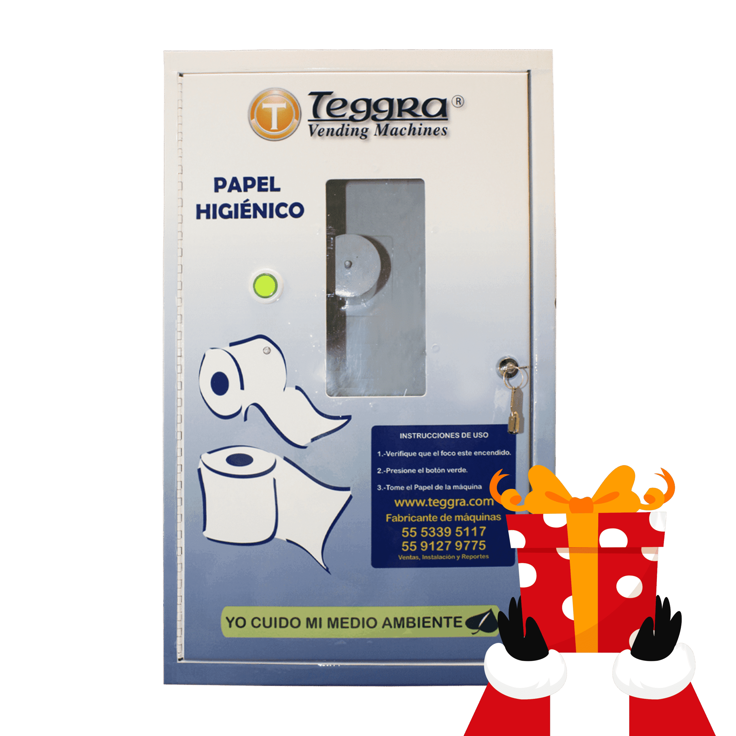 Dosificadora de papel higiénico modelo senior (DPS)