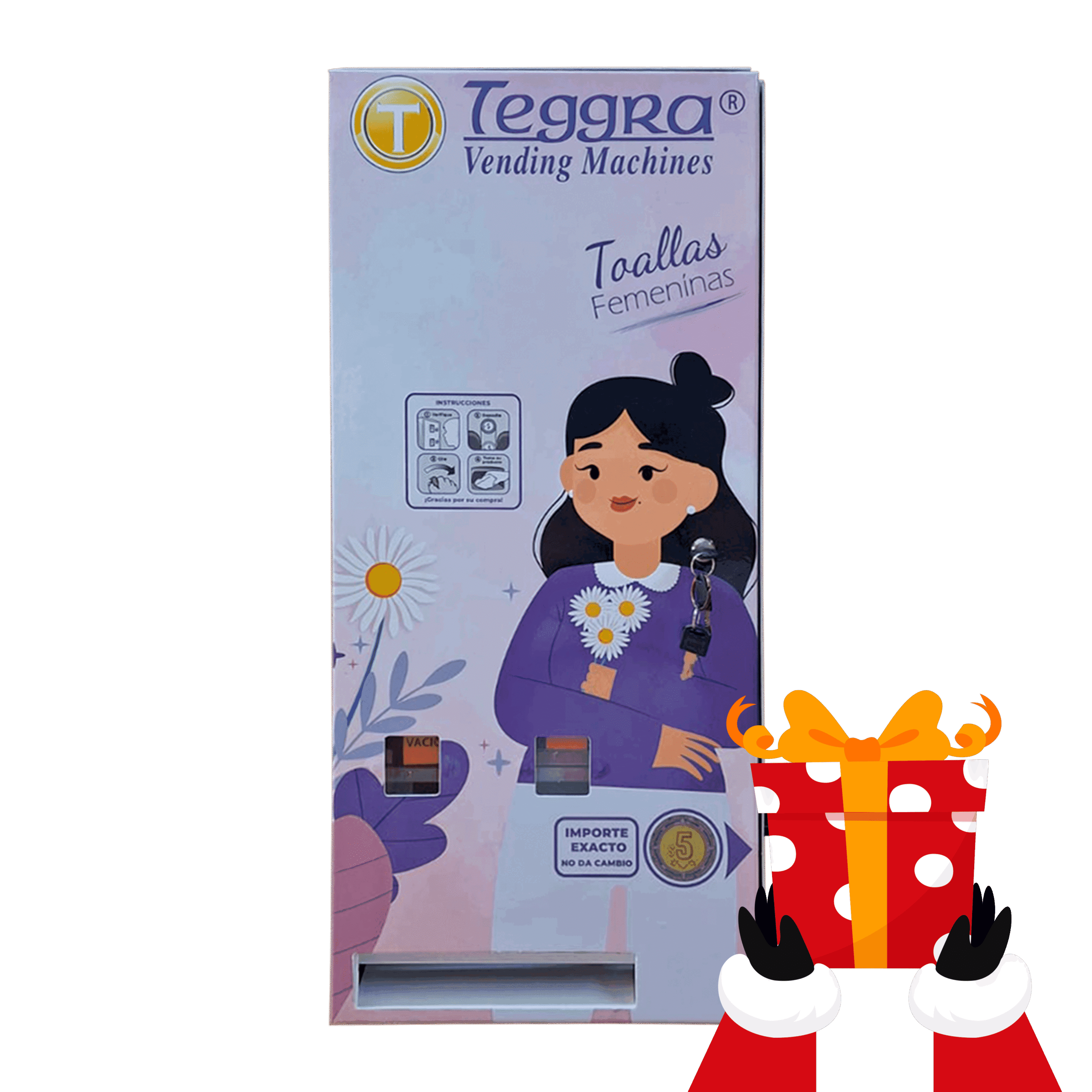 Máquina expendedora de toallas modelo gabinete (VTG)