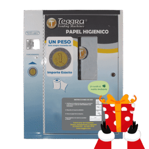 Máquina expendedora de papel higiénico modelo junior (VPJ)