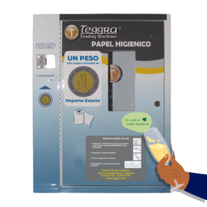 Máquina expendedora de papel higiénico modelo junior (VPJ)