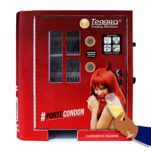 Máquina expendedora de condones modelo mini dos resortes (VCM2R)