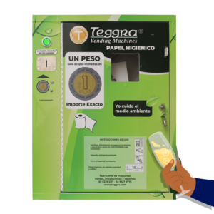 Máquina expendedora de papel higiénico modelo security plus