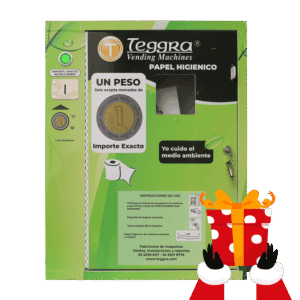 Máquina expendedora de papel higiénico modelo security plus