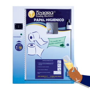 Máquina expendedora de papel higiénico modelo security