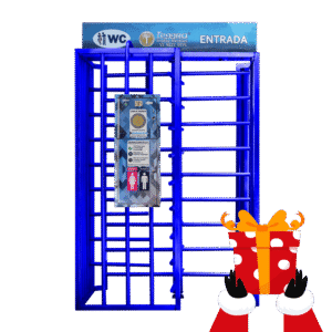 Torniquete bidireccional de flujo alto (Lamina negra)