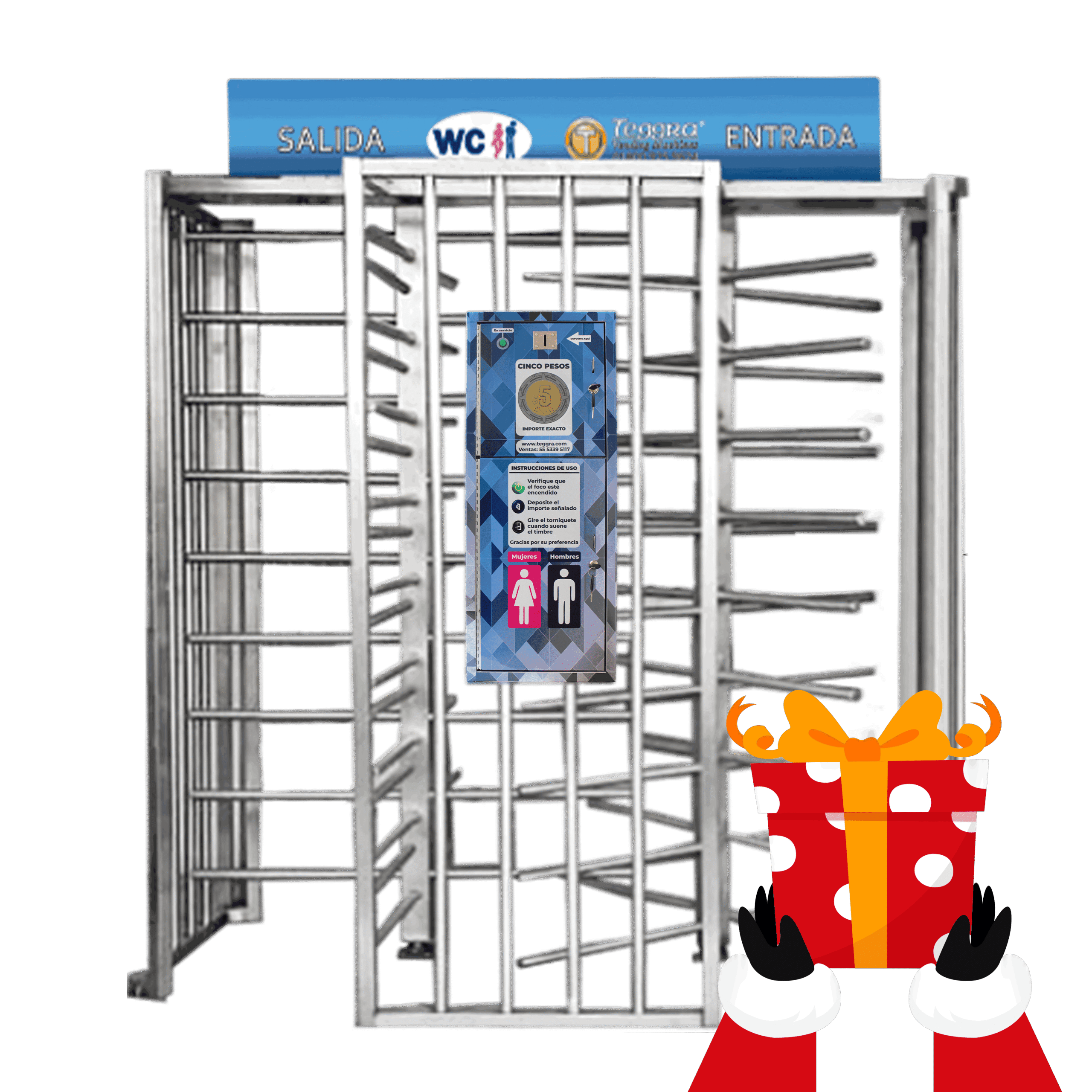 Torniquete de doble peine de flujo alto