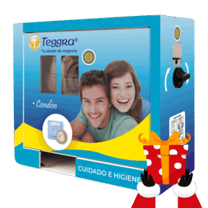 Máquina expendedora de condones modelo 1 resorte