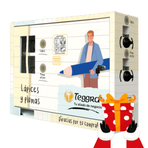 Máquina expendedora de lápices y plumas 2 resortes